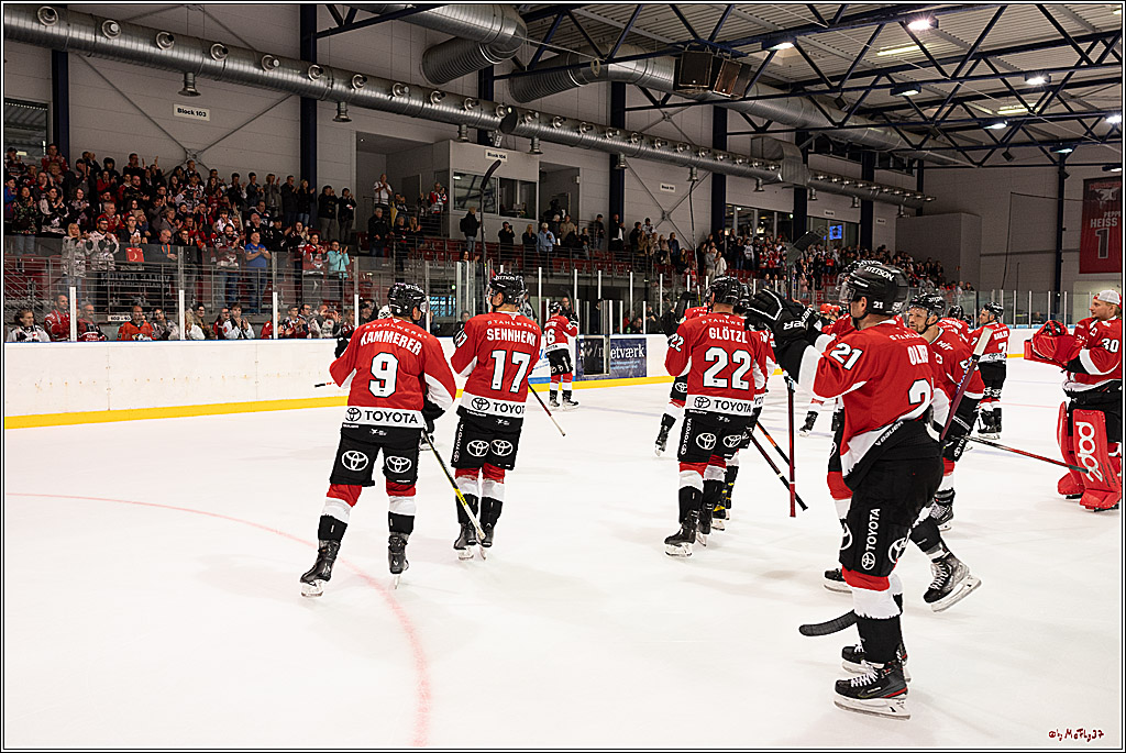 PENNY DEL 1. Testspiel Koelner Haie - Loewen Frankfurt; Koeln, 27.08.2023